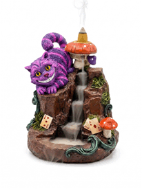 Cheshire Cat/Mushroom Back Flow Incense Burner